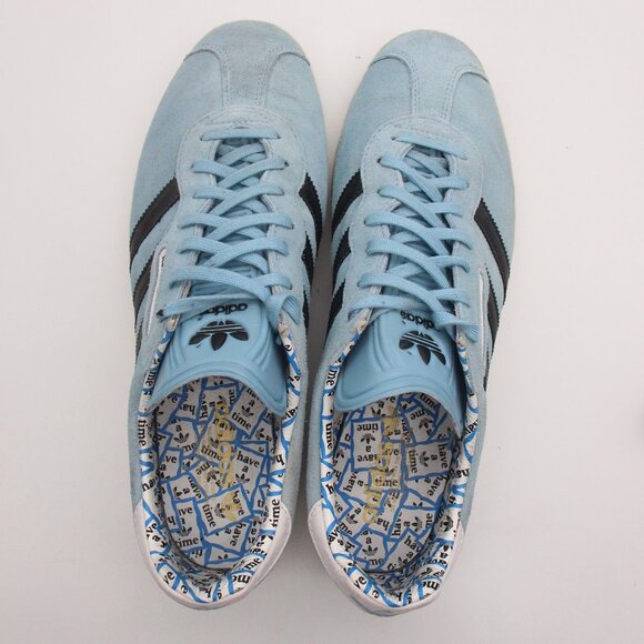 adidas Gazelle  Have A Good Time Men's Size 12 Blue Sneakers G54785 - Picture 9 of 10